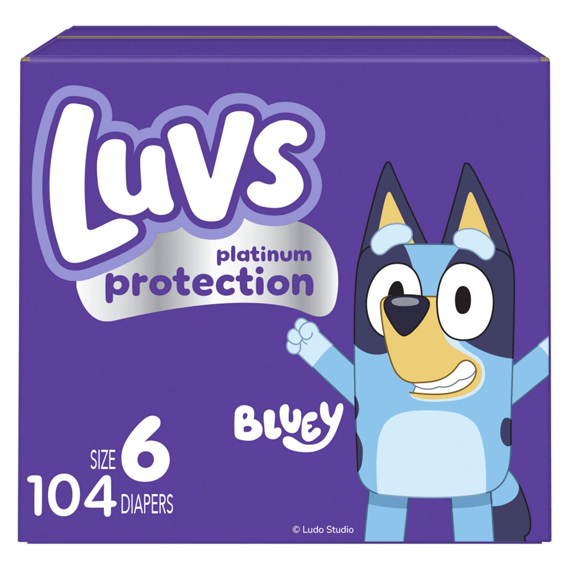 Luvs Pro Level Leak Protection Diapers Giant Pack - Size 6 - 104ct