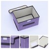 REGALWOVEN Collapsible Clothes Books Organizing Fabric Storage Bin with Lid and Handle 1Pc - 2 of 4