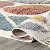 Nuloom Chaya Abstract High/Low Kids Tassel Indoor Area Rug, 4' x 6', Ivory - 4 of 4