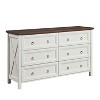 Hommoo Farmhouse 6 Drawers Dresser for Bedroom - 2 of 4