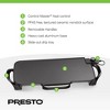 Presto 22-Inch Electric Griddle with Removable Handles, Nonstick Textured Ceramic Cooking Surface and Adjustable Temperature Control - 3 of 4