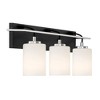 Designers Fountain Prince St 3 - Light Vanity in  Matte Black - 2 of 4