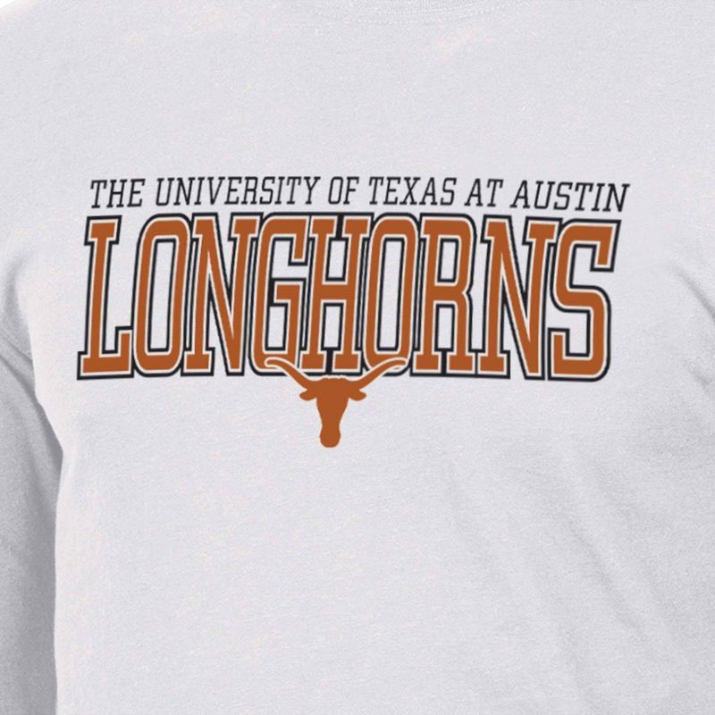 NCAA Texas Longhorns Men&#39;s Long Sleeve T-Shirt, 3 of 4