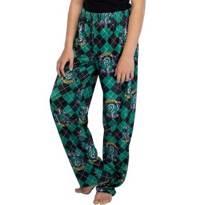 Harry Potter Big Girls Hogwarts Houses Crest Lounge Pants Pajamas - 1 of 4