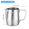 Unique Bargains Coffee Machine Accessories Stainless Steel Milk Frothing Pitcher with Latte Art Pen - 2 of 3