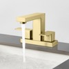 Cobbe Modern Two Hole Centerset 4" 2-handle Bathroom Faucet with Pop Up Drain Assembly - 4 of 4