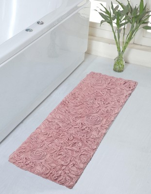 Bell Flower Collection Cotton Floral Pattern Tufted Bath Rug - Home Weavers