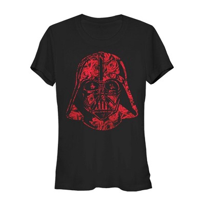 Juniors Womens Star Wars Roses Are Vader T-shirt - Black - Large : Target