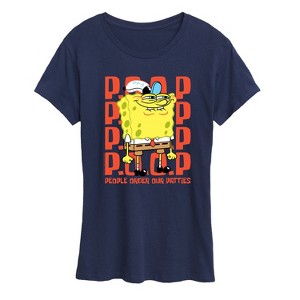 Women's - SpongeBob SquarePants - People Order Our Patties Short Sleeve Graphic T-Shirt - 1 of 4