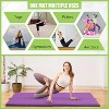 FDW Gymnastics Mat Gym Mat Tumbling Mat 4 Foldding Mat Tumbling Mat Exercise Mat Stretching Arts Home Gym Mat Yoga Mat - 3 of 4