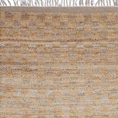 Hauteloom Lonut Lite Checkered Jute Rug