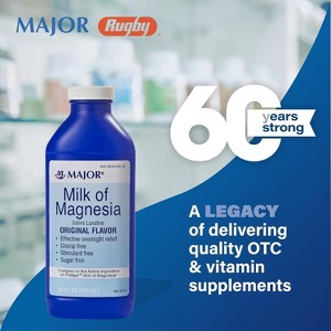 Major Milk Of Magnesia Saline Laxative, Original Flavor, 16 Oz - 1 of 4