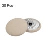 Unique Bargains Suit Dress Blouse Aluminum Fabric Cloth Covered Sewing Buttons 30 Pcs - 3 of 4