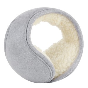 INSPIRE CHIC Warm Foldable Winter Knit Earmuffs for Women Men - 1 of 4