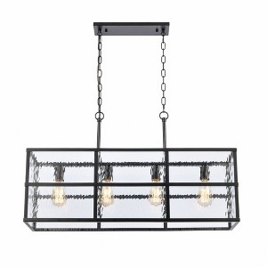Elk Home Solace 4 - Light Chandelier in  Matte Black - 1 of 3