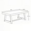Classic Rectangular Coffee Table (48in x 24in / 1220mm x 610mm) - 4 of 4