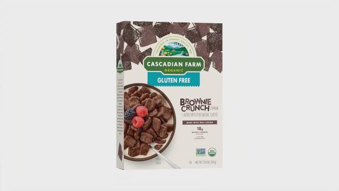 Cascadian Farm Brownie Crunch Cereal - 12.4oz, 2 of 10, play video