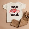 The Juniper Shop Checkered Heart Throb Toddler Short Sleeve Tee - 2 of 2