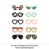Big Dot of Happiness Best Mom Ever Glasses - Paper Card Stock Mother's Day Photo Booth Props Kit - 10 Count - 3 of 4