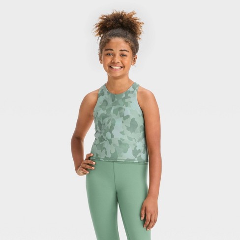 Girls' Cropped Tank Top - All In Motion™ : Target