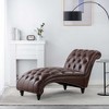 LOVMOR Tufted Armless Chaise Lounge - 2 of 4