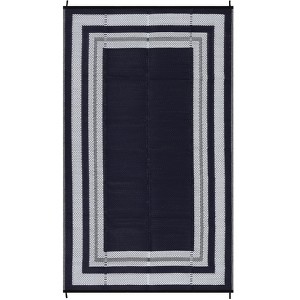 Waterproof Outdoor Rug – Reversible Plastic Straw Mat for Patio, RV, Camping, Porch, Deck, Balcony - 1 of 4