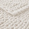 Peace Nest Handmade Chunky Knit Chenille Yarn Throw Blanket 50"x60" - 2 of 4