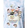 Women's Avatar The Last Airbender Chibi Tie-Dye Sleep Pajama Set Short Multicolored - 4 of 4