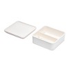 iDesign Food Storage Container with Divider and Airtight Lid - White - 3 of 4