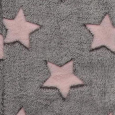 grey & pink star print