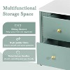 Modern Nightstand End Table Bed Beside Table Sofa Side Table Accent Table with 2 Drawers - ModernLuxe - 3 of 4