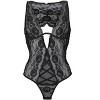 Women's Plunge Lace Underwire Teddy - LASCANA - 4 of 4