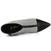 Allegra K Women's Plaid Pointed Toe Houndstooth Stiletto Heels Ankle Booties - 4 of 4