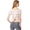 Aeropostale Womens Sheer Swing Back Knit Blouse - 2 of 2
