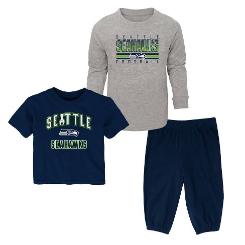 NFL Seattle Seahawks Toddler Boys' Short Sleeve Metcalf Jersey - 4T