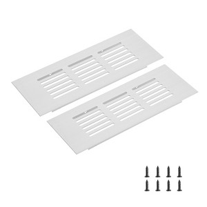 Unique Bargains Rectangle Ventilation Grille, Aluminum - 1 of 3