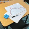 Flipside Products Dry Erase XY Axis/Dry Erase, Two Sided, 9 x 12, Class Pack of 24 - 3 of 4