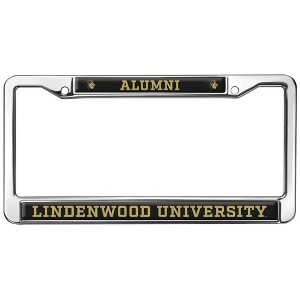 Lindenwood University Alumni Logo Full Size Standard License Plate Metal Frame - 1 of 4