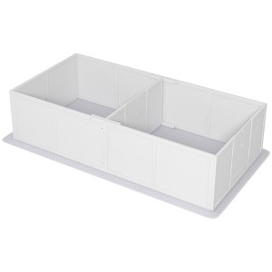 Skyzone Whelping Box for Dogs & Puppies - Adjustable Entrance, Waterproof Pee Pad, Stable Pine Wood - 1 of 4
