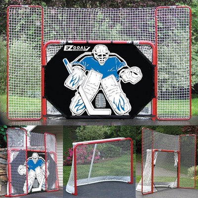 bauer hockey net with backstop