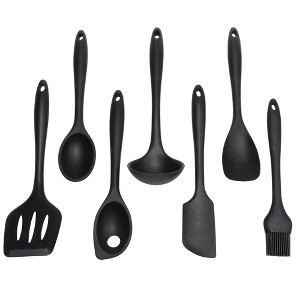 Chef Craft 7 Piece Premium Silicone Kitchen Tool and Utensil Set - 1 of 4