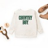 Country Boy Puff Print - Toddler Graphic Sweatshirt and Youth Graphic Sweatshirt - 2 of 3