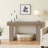 Lirago, Rustic Wooden Sofa Table & Entryway Table, Made of Engineered Wood, 13.77"D x 63"W x 33.46"H, Gray - 4 of 4