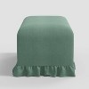 Ruffle Slipcover Dining Bench - Threshold™ designed with Studio McGee - 3 of 4