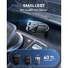 Itopfox 5-in-1 Retractable Car Charger with 84W Fast Charging Cables, Compatible with iPhone 17/16/15/14/13/12/11, Galaxy, Pixel Ultra-Compact Design - 4 of 4