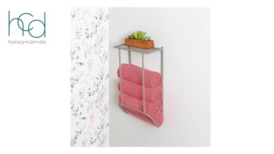 Honey can do discount wall mount towel rack