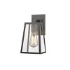 Chloe Lighting Leodegrance Transitional 1 Light Black Outdoor Wall Sconce 11" Height - 3 of 4