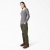 Dickies Women's Henley Long Sleeve Shirt - 4 of 4