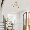Rennnsan Veloura 18"W 6-Light Sputnik Industrial Dimmable Semi Flush Mount - 2 of 4