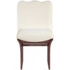 Meridina Furniture,Shaw Cream Chenille Fabric Upholstered Dining Chair - 2 of 4